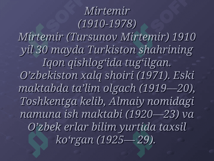 Mirtemir hayoti va ijodi 3