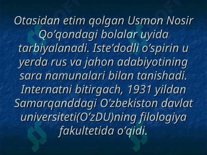Usmon Nosir hayoti va ijodi 5