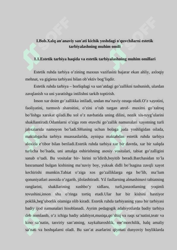 Xalq an'anaviy san'ati kichik yoshdagi o'quvchilarni estetik tarbiyalashning muhim omili 5