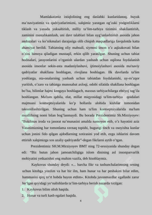 AXLOQIY TARBIYADA KAYKOVUSNING ‘‘QOBUSNOMA’’ ASARIDAN FOYDALANISH 4