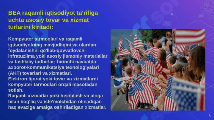 AQSH iqtisodiyoti 8