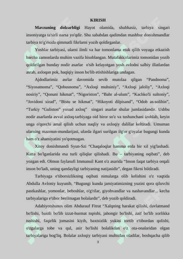 ABDULLA AVLONIY ASARLARIDA TA`LIM TARBIYA  MASALASINING YORITILISHI 3