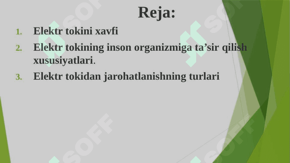 Elektr tokidan shikastlanish 2