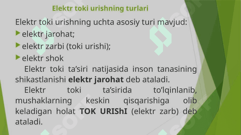 Elektr tokidan shikastlanish 6