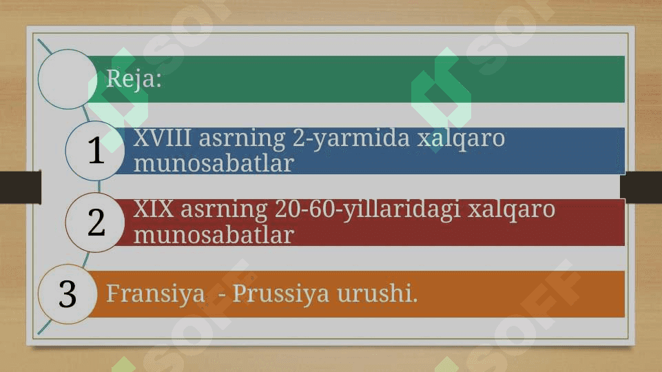 XVIII - XIX asrlarda Xalqaro munosabatlar. Fransiya - Prussiya urushi 2