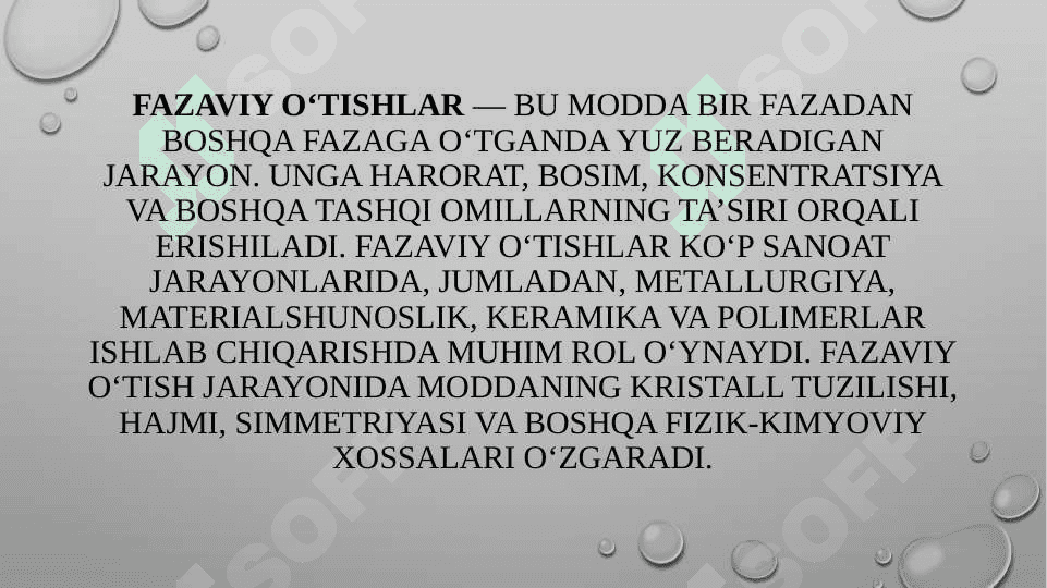 fazaviy o’tishlar 2