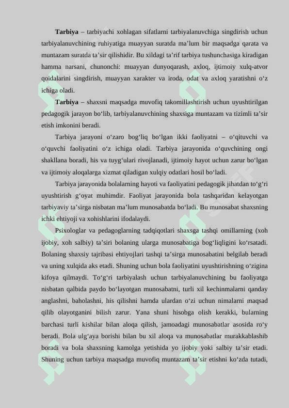 TARBIYA JARAYONIDA JAMOA BILAN SHAXS ORTASIDAGI QARAMA QARSHILIKLARNI BARTARAF ETISH 8