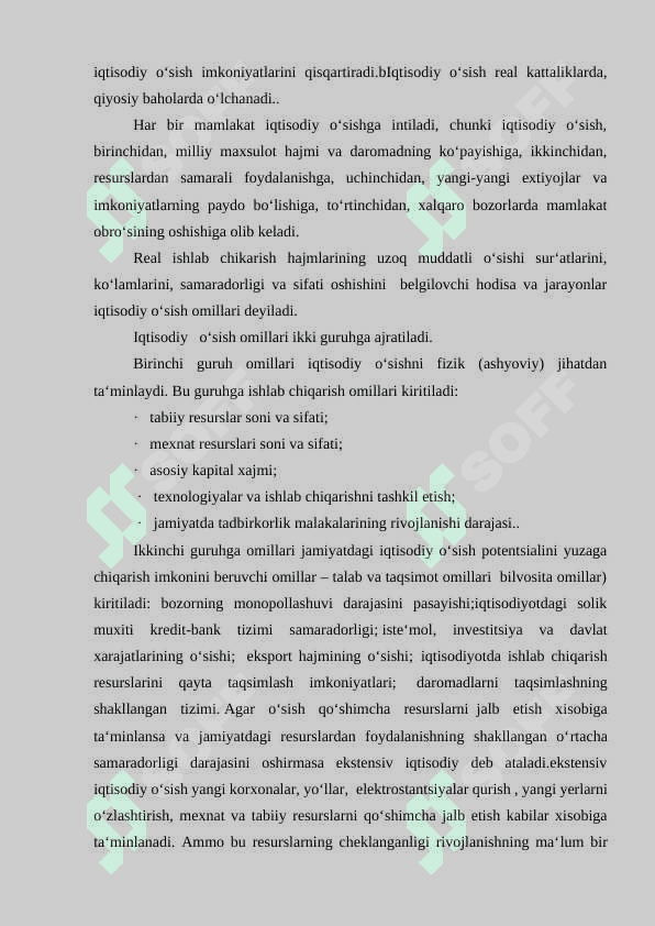 Iqtisodiy o‘sishning neoklassik modellari 5