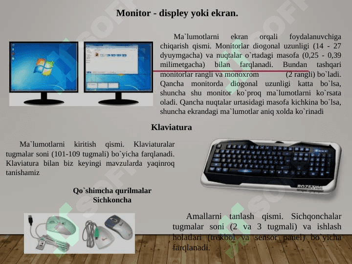 Shaxsiy kompyuterning dasturiy ta'minoti 7