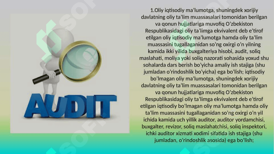 Ichki audit tizimini tashkil etish 4