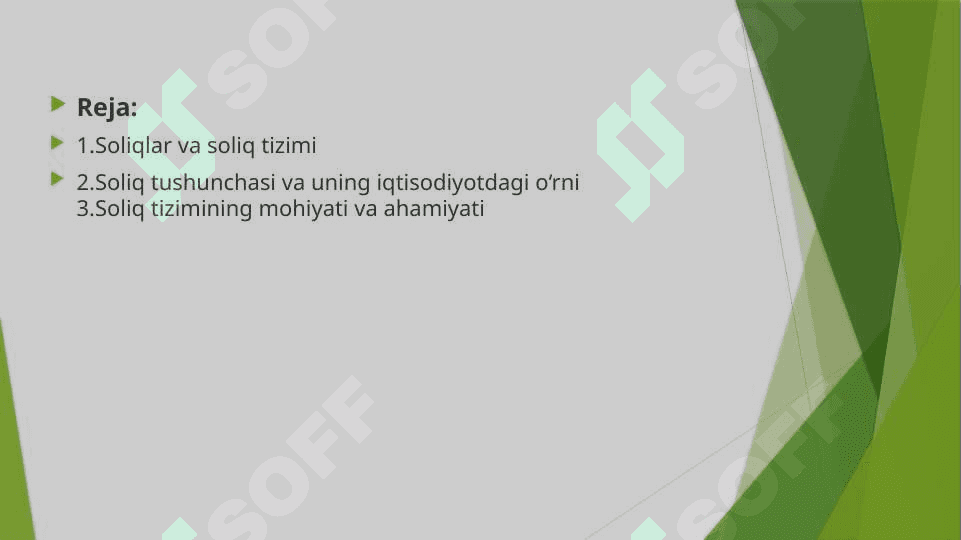 Soliqlar va soIiq tizimi, Umumdavlat soliqlari, Mahalliy soliqlar va yig'imlar. 2