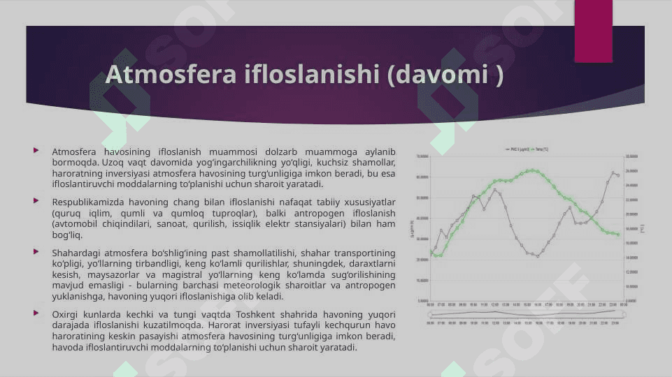 O‘zbekiston respublikasining ekologik muammolari va  ularni bartaraf etish 6