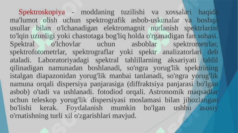 SPEKTROSKOPIYA  HAQIDA TUSHUNCHA 4