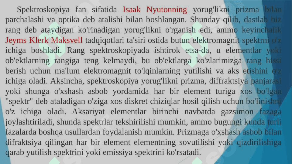 SPEKTROSKOPIYA  HAQIDA TUSHUNCHA 5