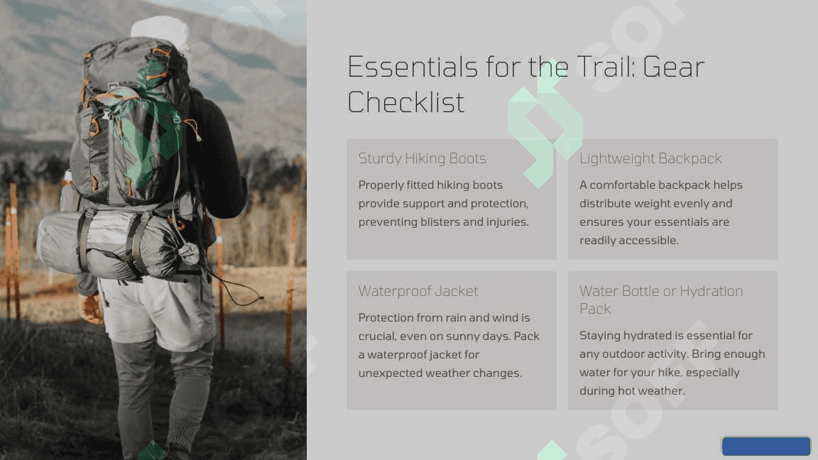 Project-leaflet safe hiking 3
