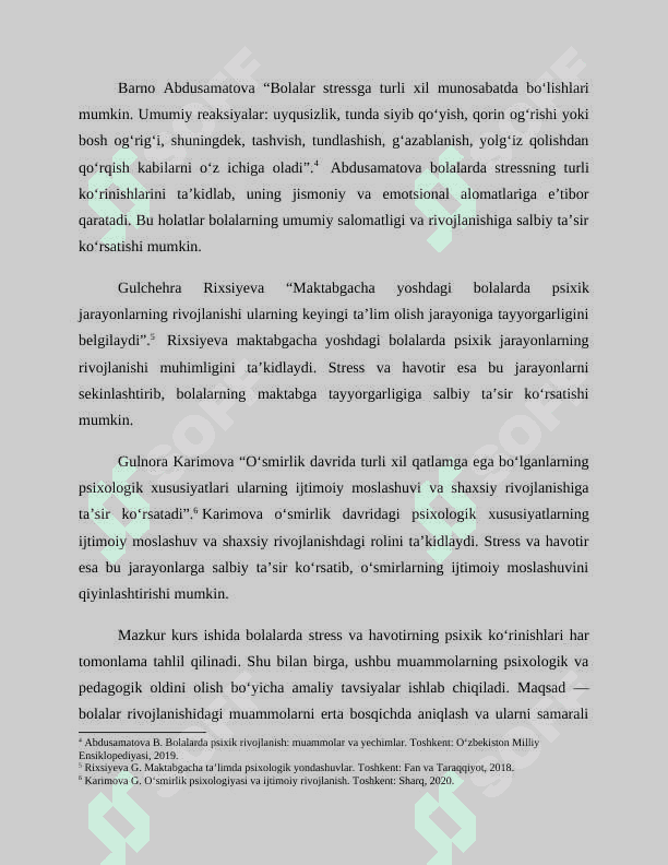 BOLALARDA STRESS VA HAVOTIRNING PSIXIK KO‘RINISHI (2) 6
