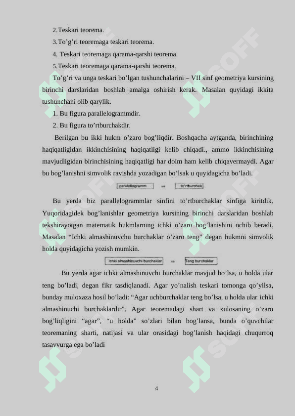 O’quvchilarni isbotlashga o’rgatish 4