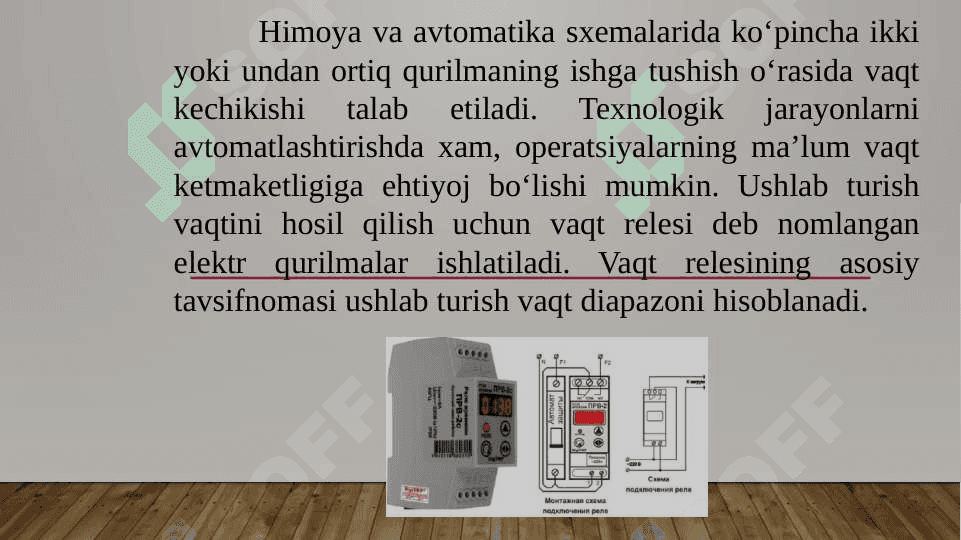 Vaqt relesi 2