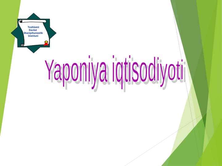 Yaponiya iqtisodiyoti