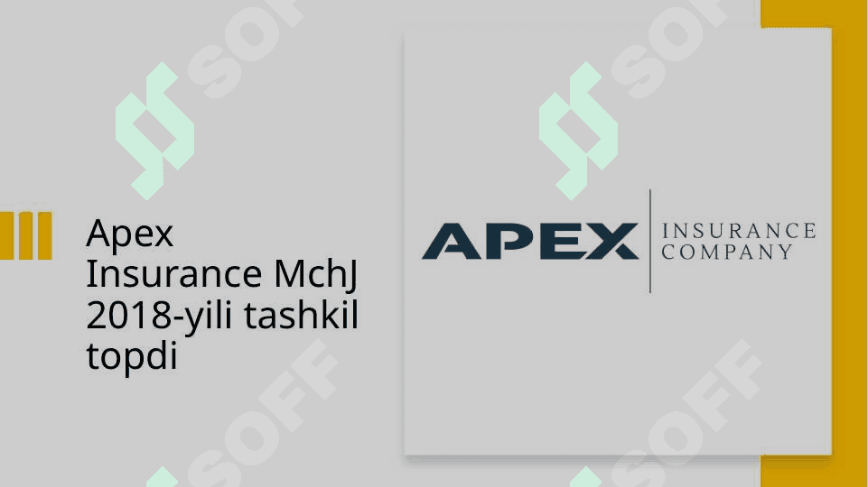 Apex Insurance sug'urta 
kompaniyasi 2
