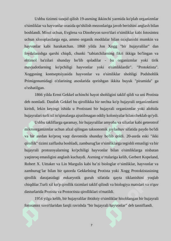 Protozoa - bir hujayralilar kenja dunyosi 7