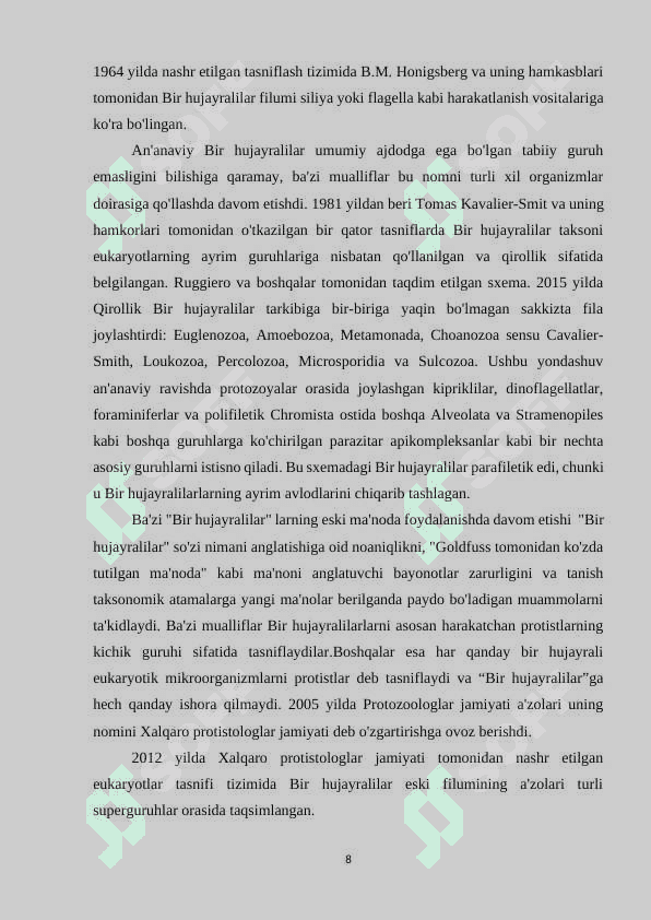 Protozoa - bir hujayralilar kenja dunyosi 8