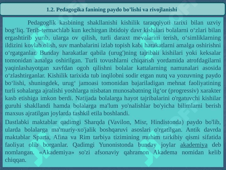 UMUMIY PEDAGOGIKA VA PSIXOLOGIYA 8