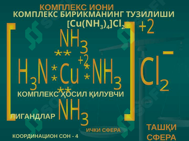 Комплекс бирикмаларнинг турлари 4