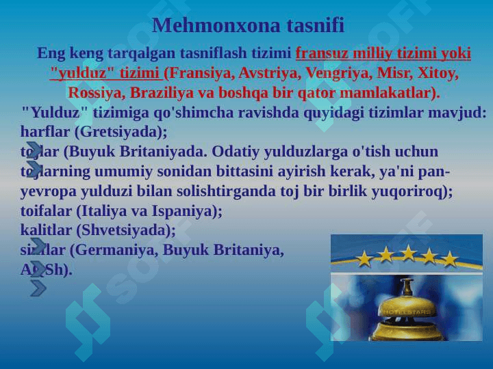Joylashtirish vositalarining tasnifi 8