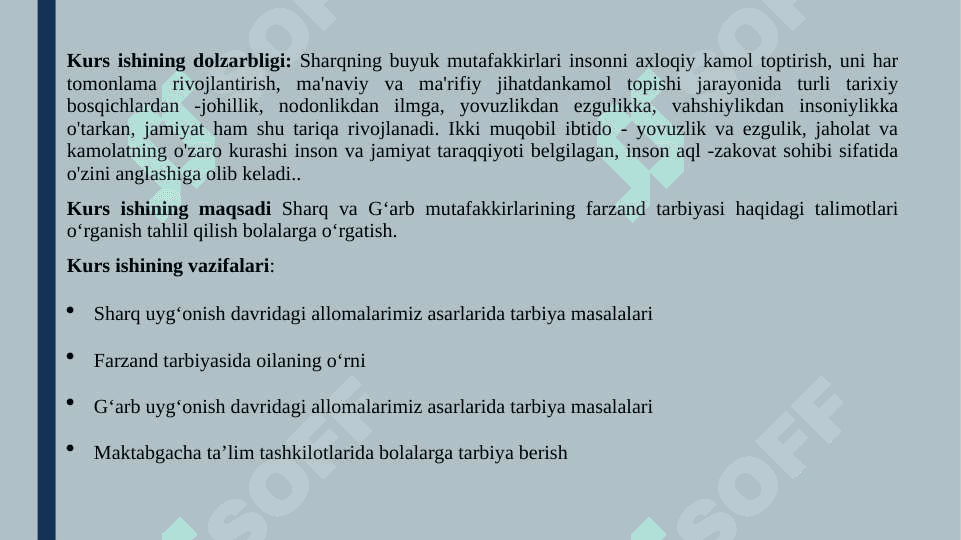 Sharq va G‘arb mutafakkirlarining farzand tarbiyasi haqidagi talimotlari 3