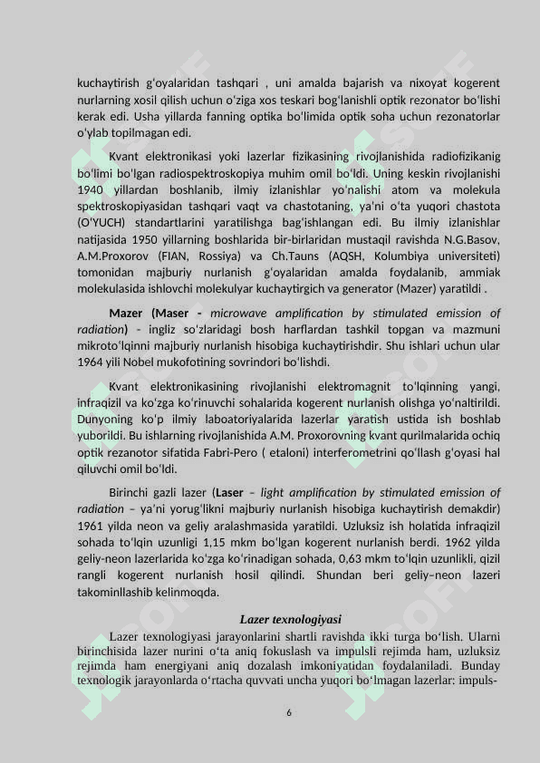 QATTIQ JISM LAZERLARI 6