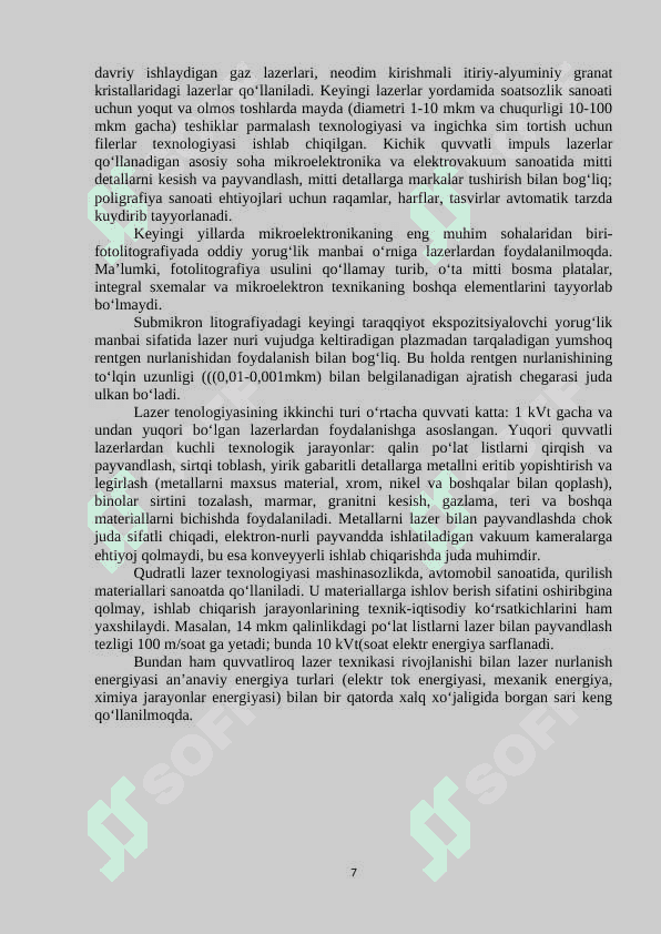 QATTIQ JISM LAZERLARI 7