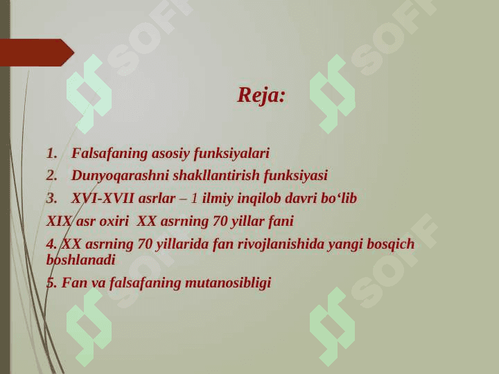 Falsafaning asosiy funksiyalari 2