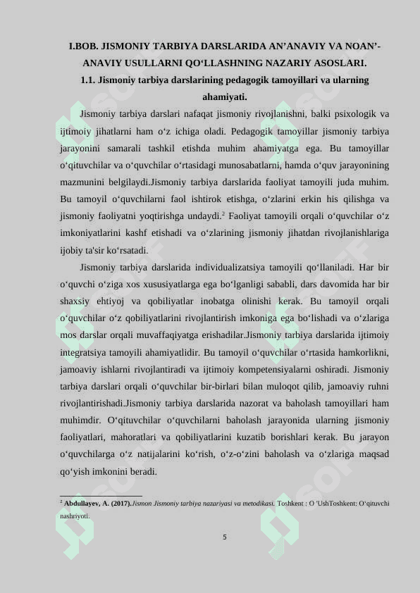 Jismoniy tarbiya darslarida an’anaviy va noan’anaviy dars о‘tish usulining asosiy parametrlari 5