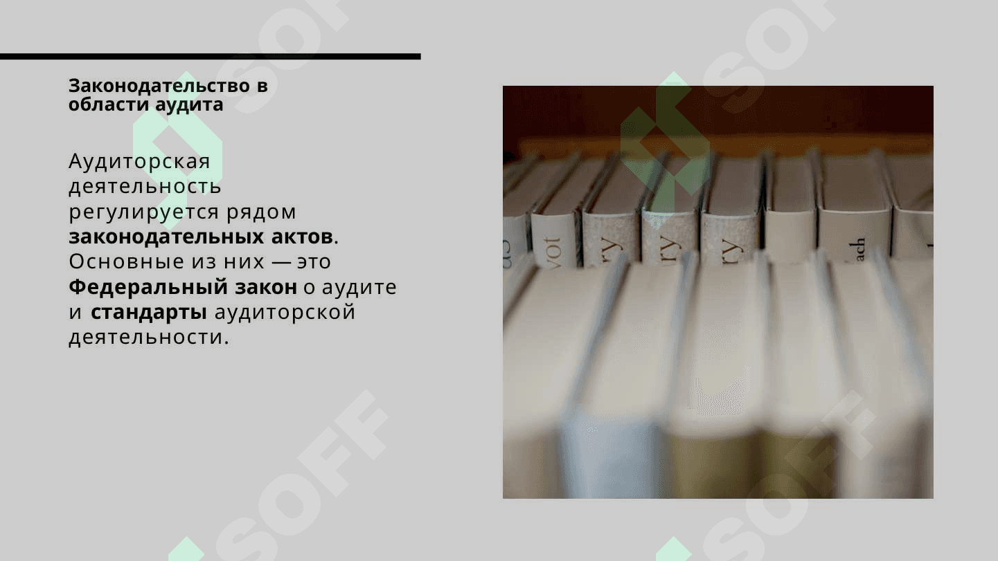 Порядок организации деятельности аудиторских организаций. 4