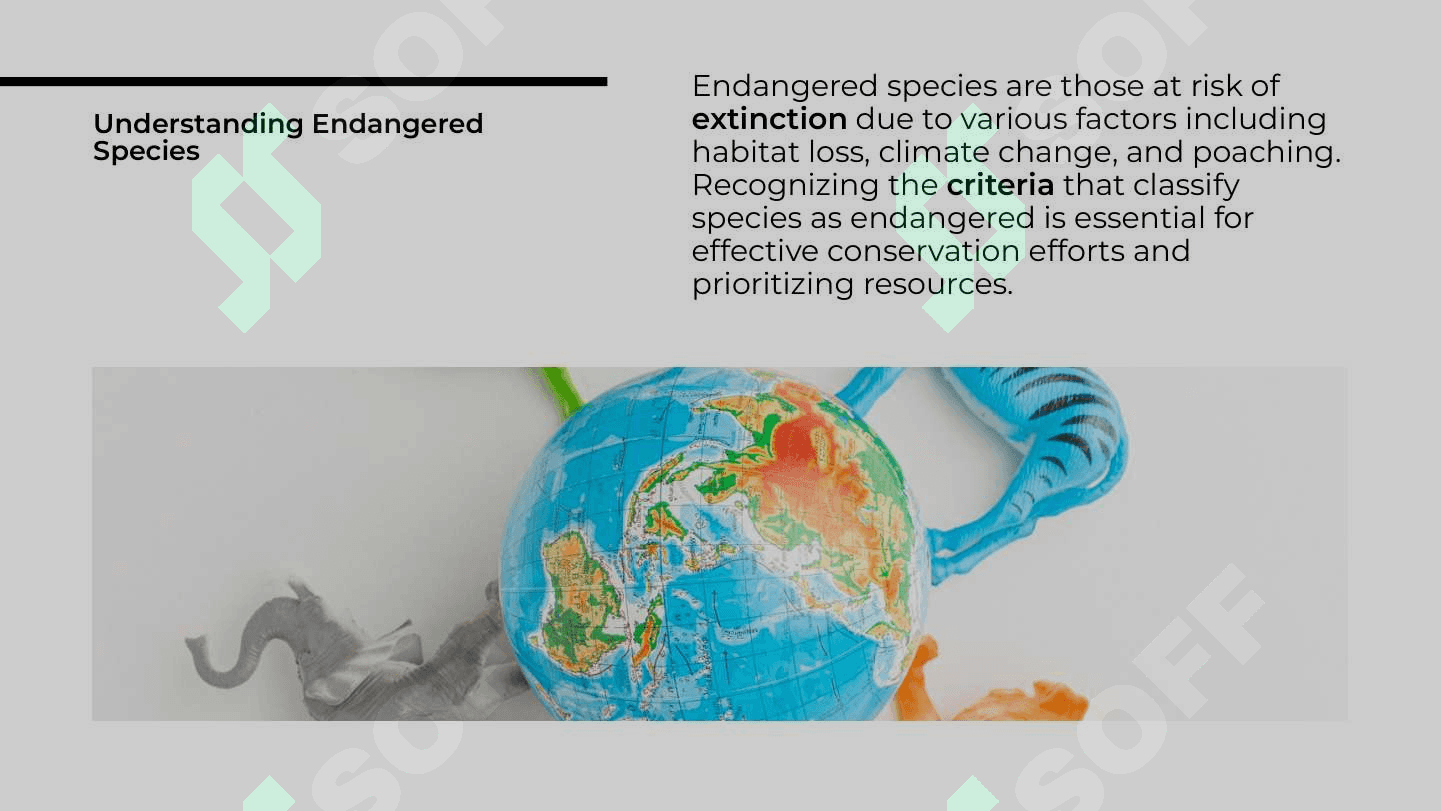 Protecting endangered species 3