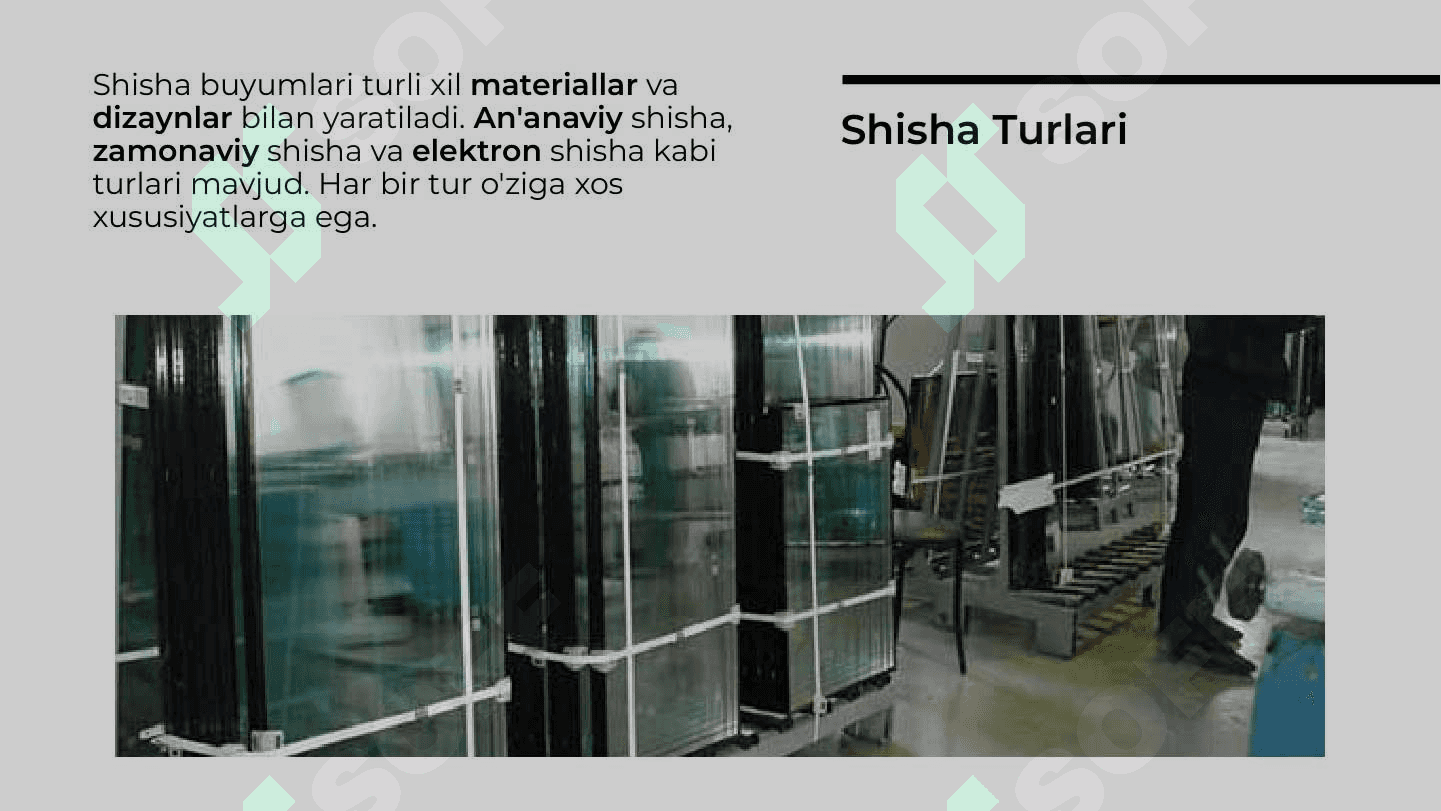 Shisha buyumlar va sitallar 4