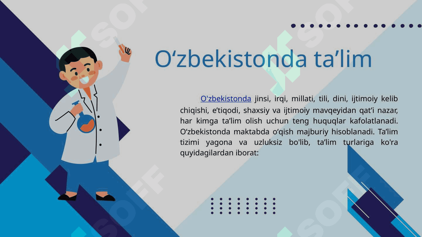 O’zbekiston ta’lim tizimida 3