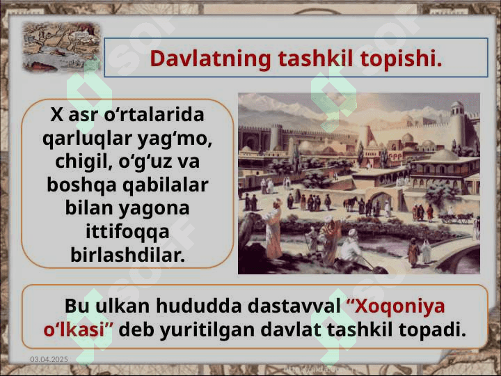 —  QORAXONIYLAR  — 4