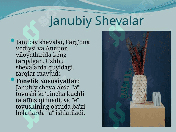O'zbek shevalari tasnifi 7