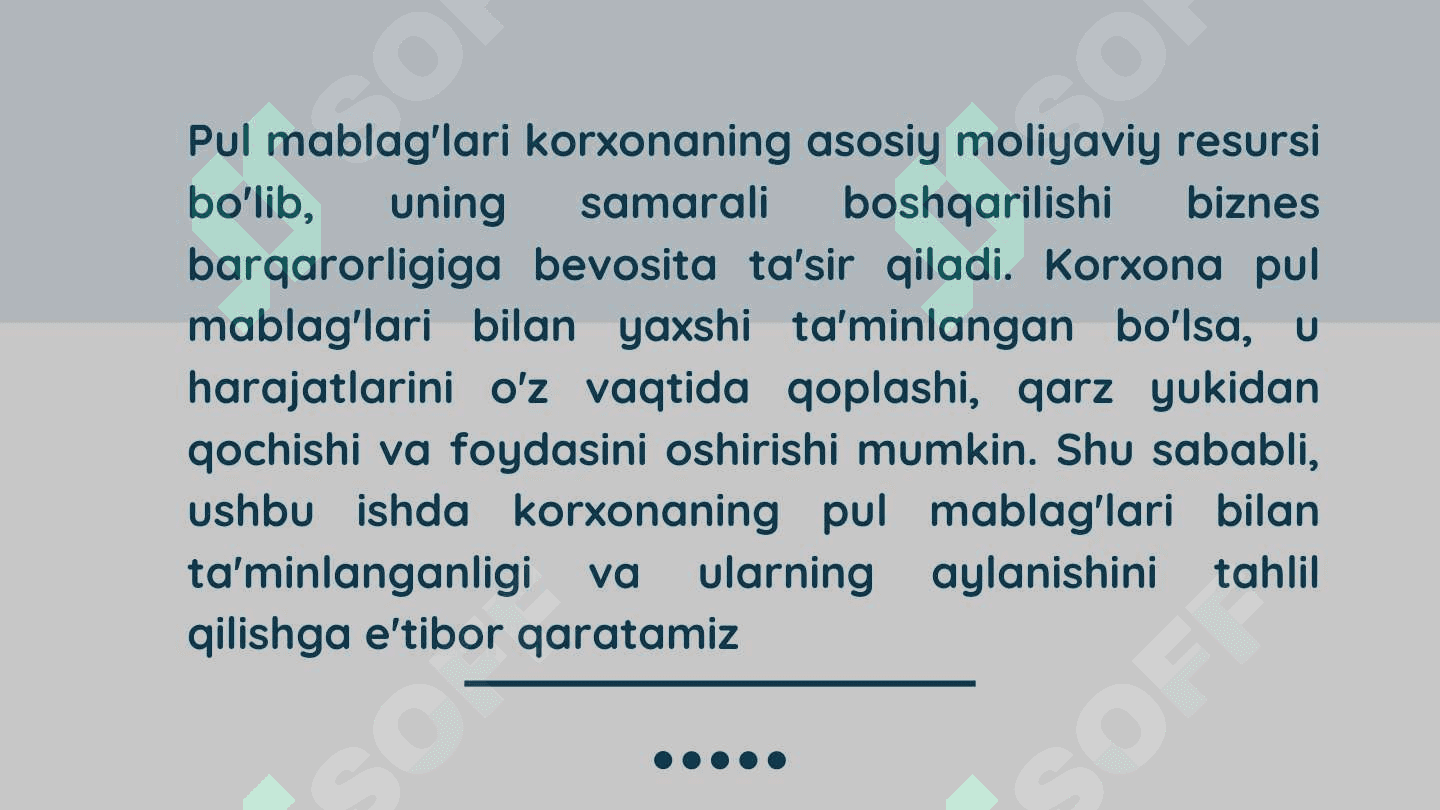 Pul mablagʻlari 2