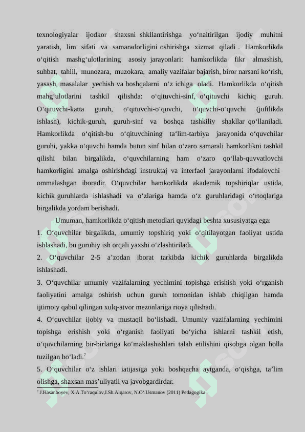 Ta’limda tarmoqlararo hamkorlik 8