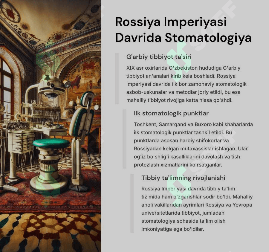 O‘zbekistonda stomatologiya tarixi. 4