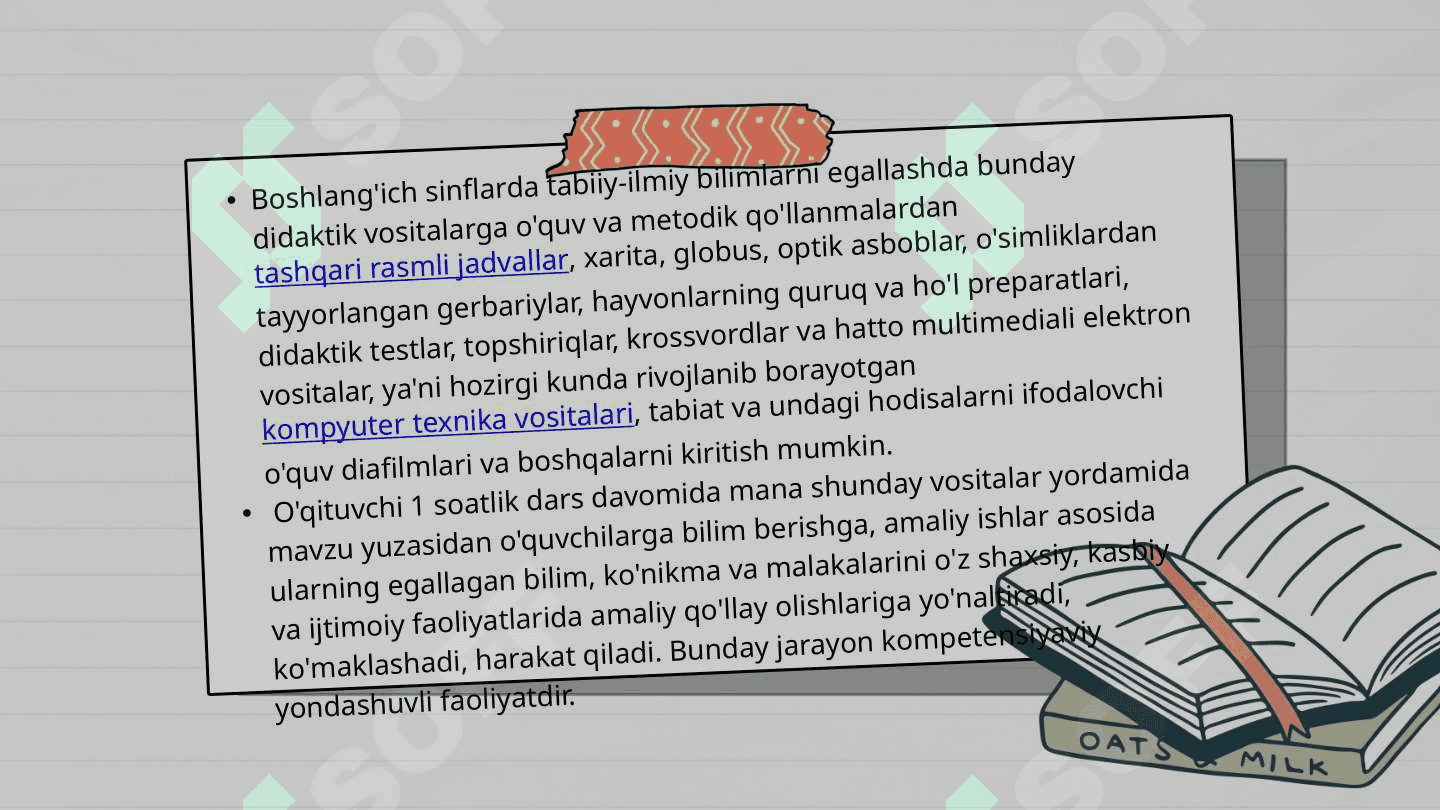 Integratsiyalashgan darslarni samaradorligini oshirish omillari. 3