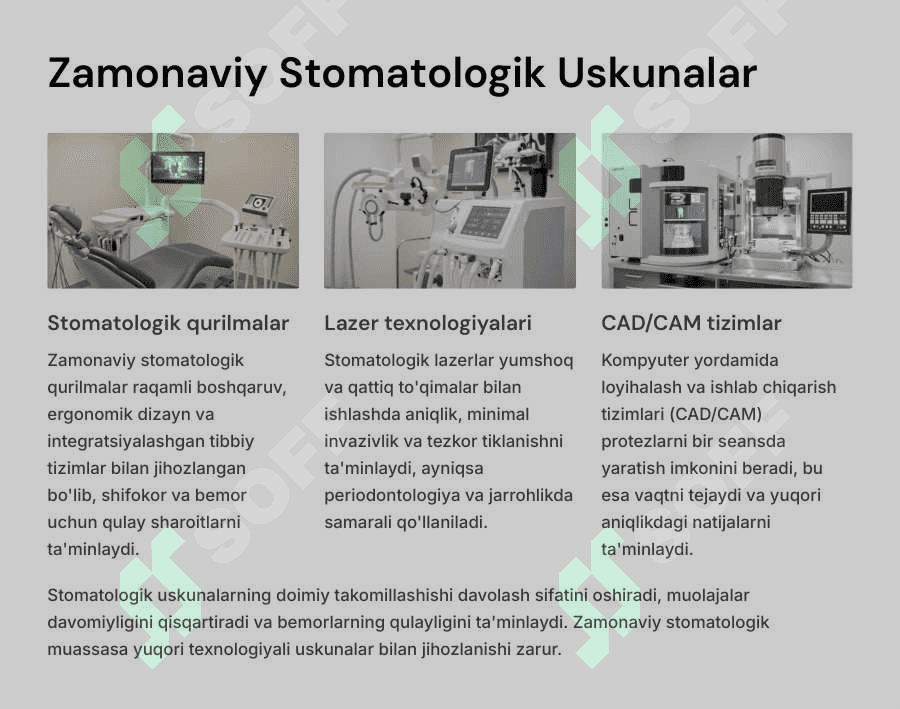 Stomatologiya muassasasining tuzilishi va faoliyatining o‘ziga xos hususiyatlari. 6
