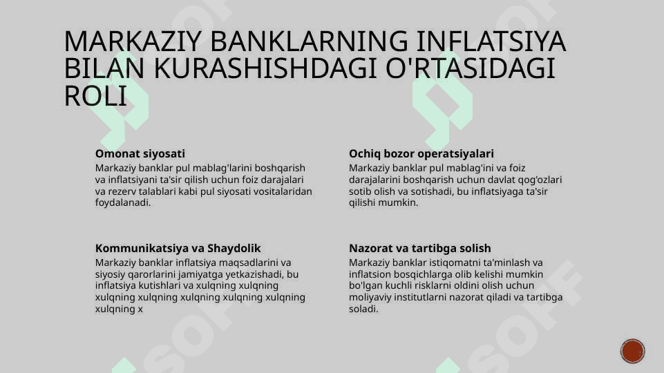 Investitsiya va investitsiyaga qarshi siyosat 8