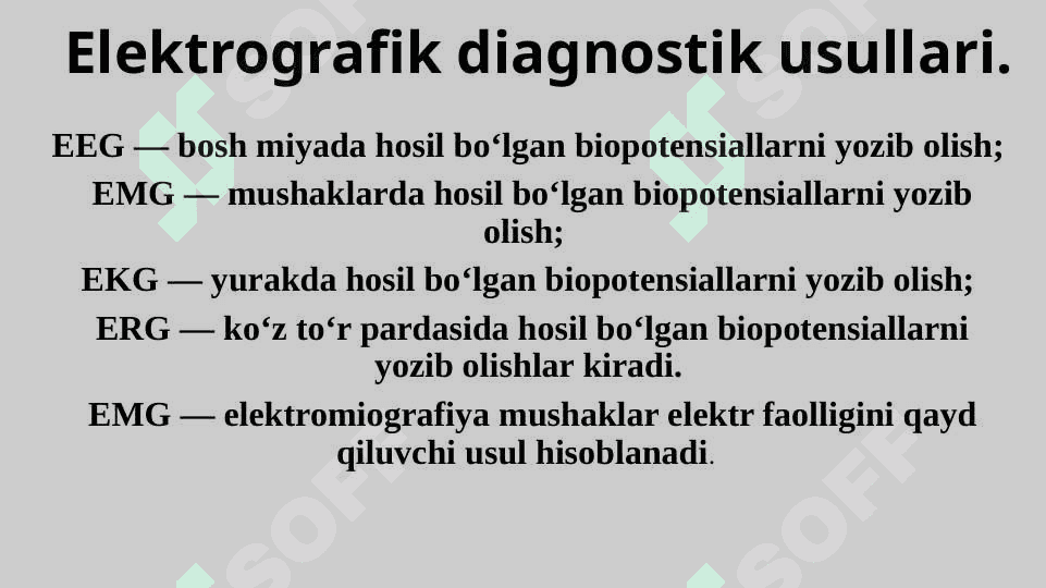 Biofizika.Elektrokardiografiyaning fizik asoslarini oʻrganish 4