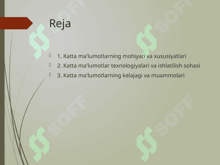 Katta Ma'lumotlar 2