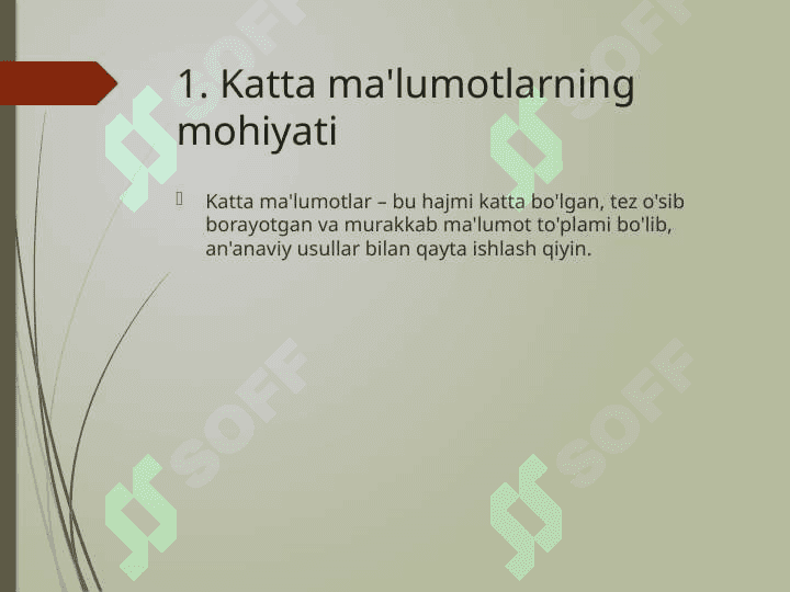 Katta Ma'lumotlar 4