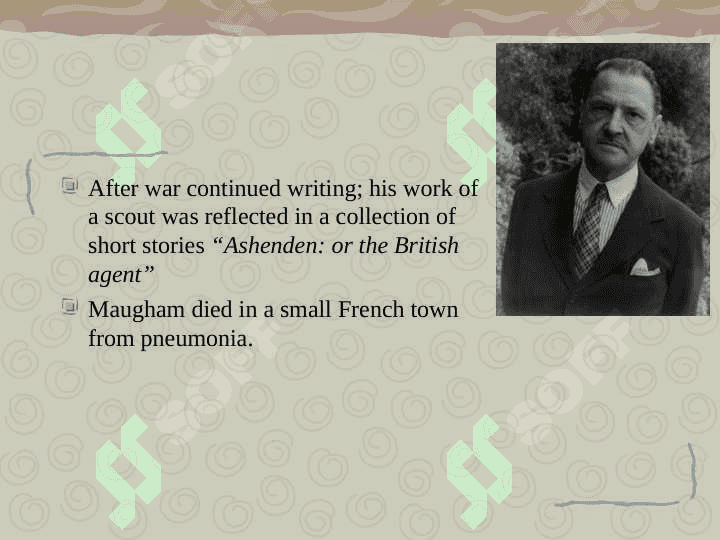 William Somerset Maugham 4